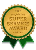 Angies List Super Service Award 2014