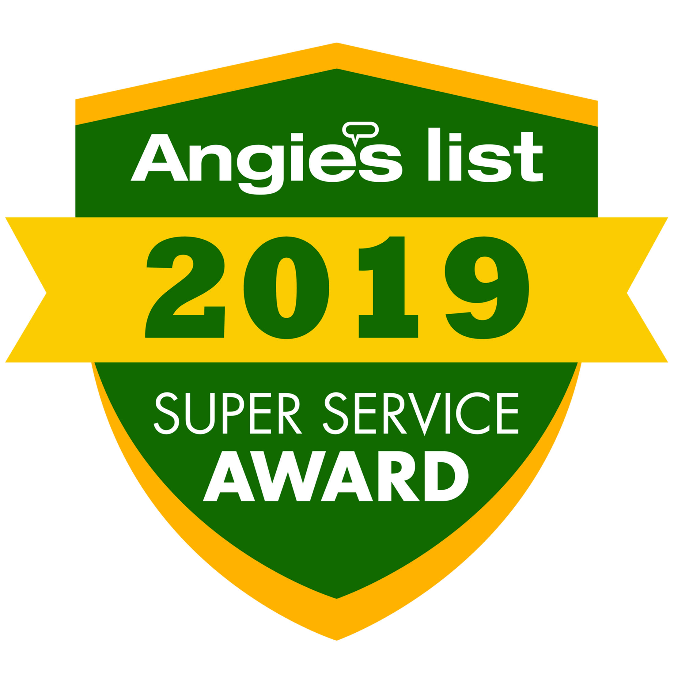 Angie's List Super Service Award 2019